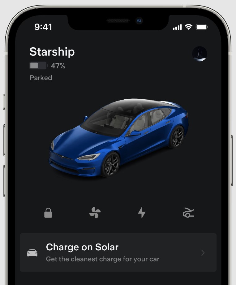 Charge on Solar (źródło: Tesla)