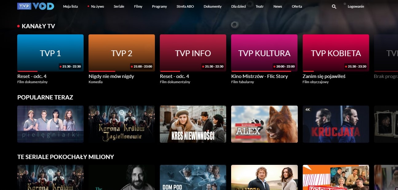 TVP VOD dostępne na telewizorach Samsunga