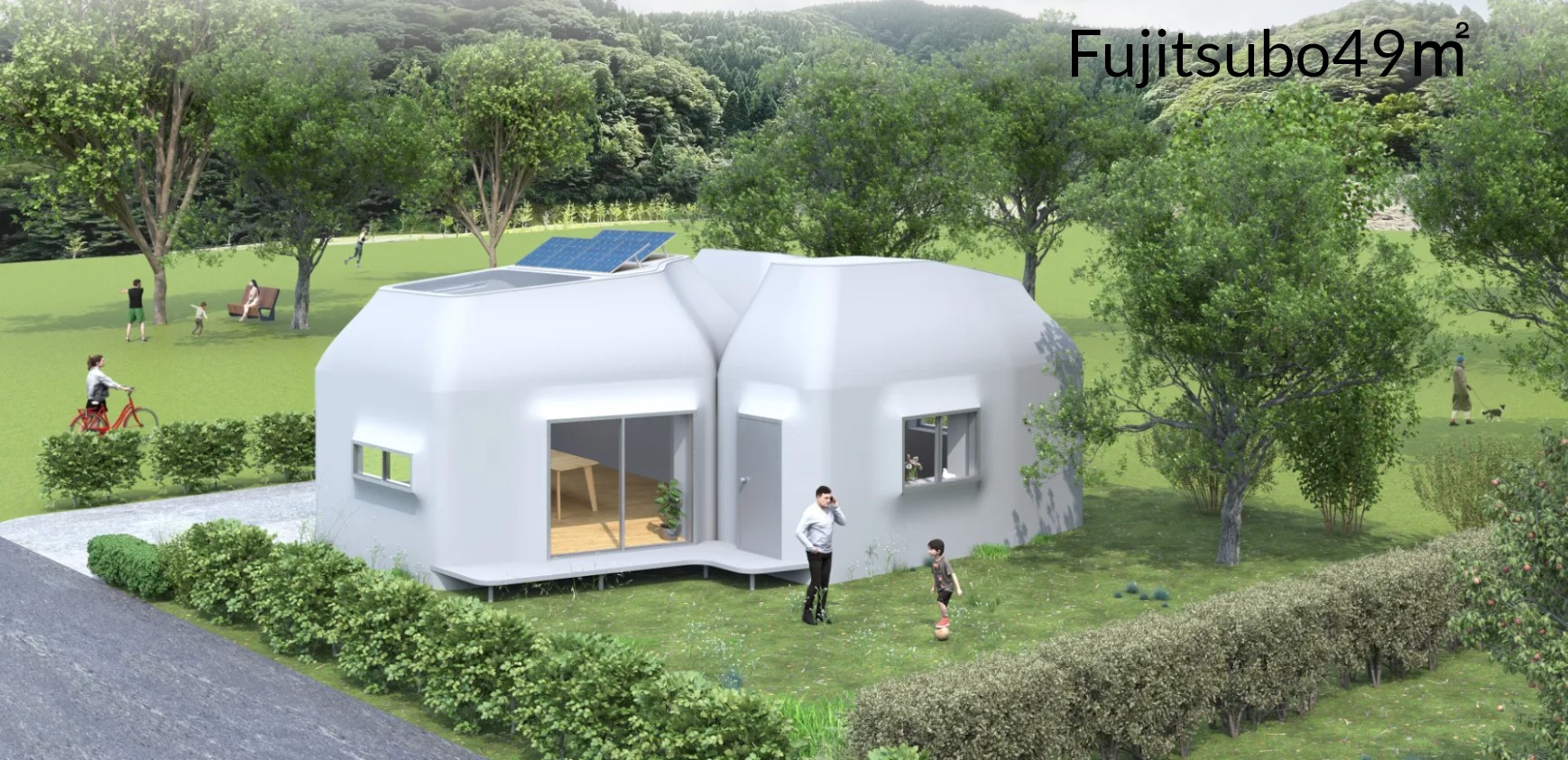 Budynek Fujitsubo wydrukowany w 3D (źródło: Serendix)