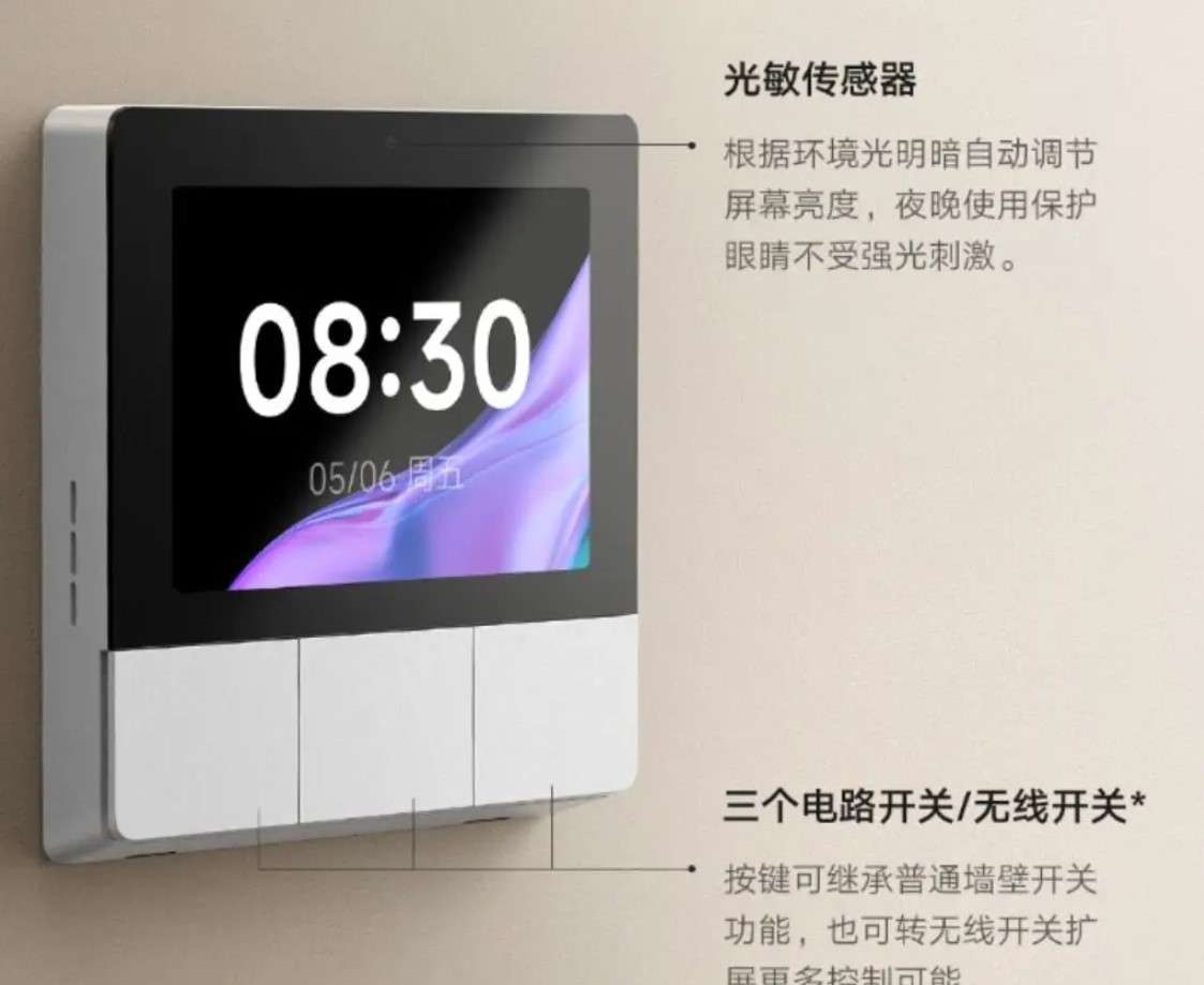 Smart Home Panel (źródło: XiaomiToday)
