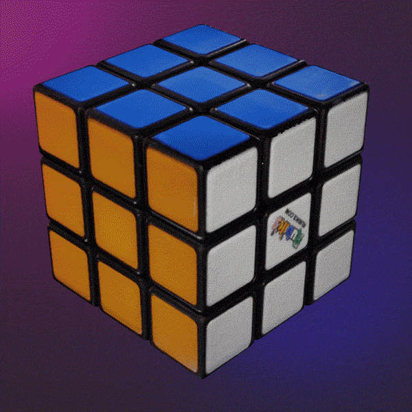 Kostka Rubika po zeskanowaniu (źródło; matterandform.net)