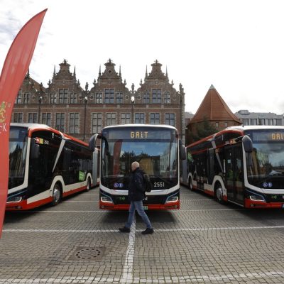 Autobusy elektryczne w Gdańsku (źródło: GAiT)