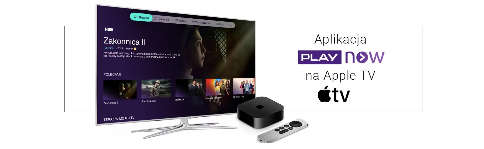 Aplikacja Play Now trafia na Apple TV (źródło: Blog Play)