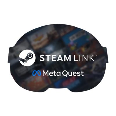 Aplikacja Steam Link na goglach VR Meta Quest 2 3 Pro Steam VR pierwsze wrażenia OIOT