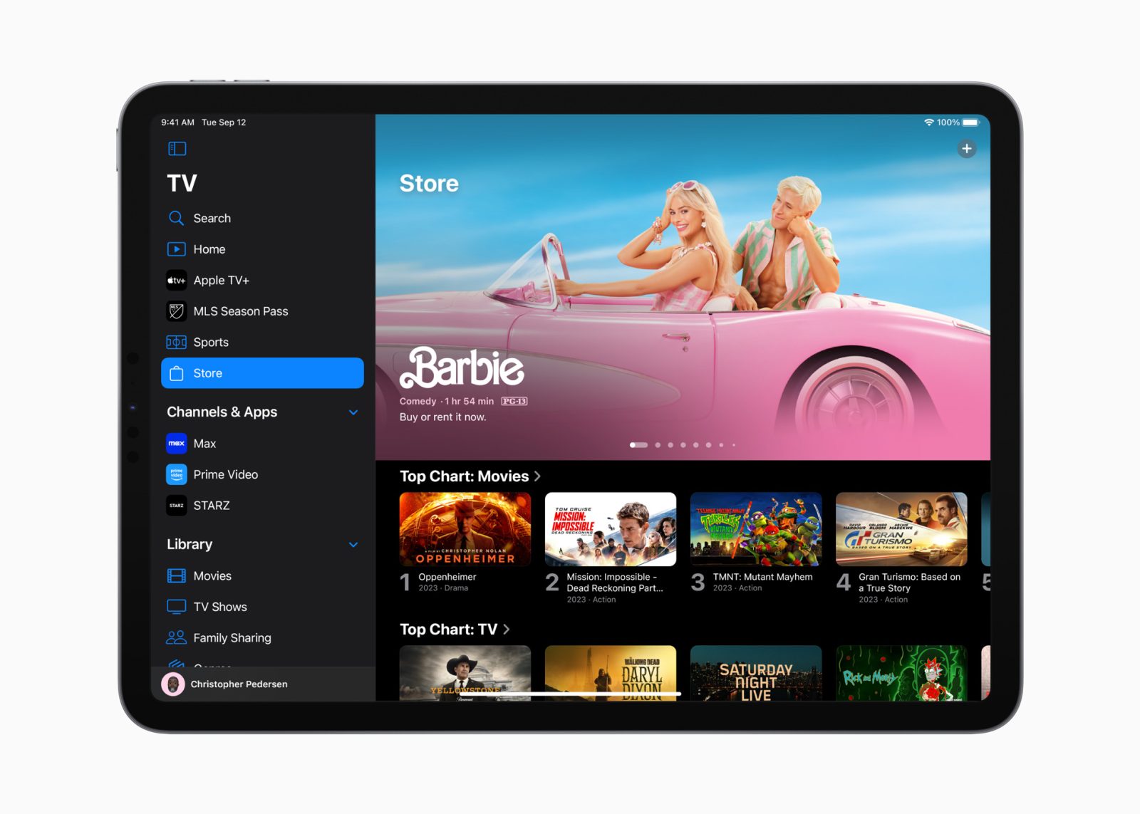Aktualizacja aplikacji Apple TV (źródło: Apple)