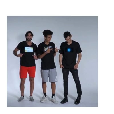 Koszulka z wyświetlaczem (źródło: T-Shirt TV/YouTube)