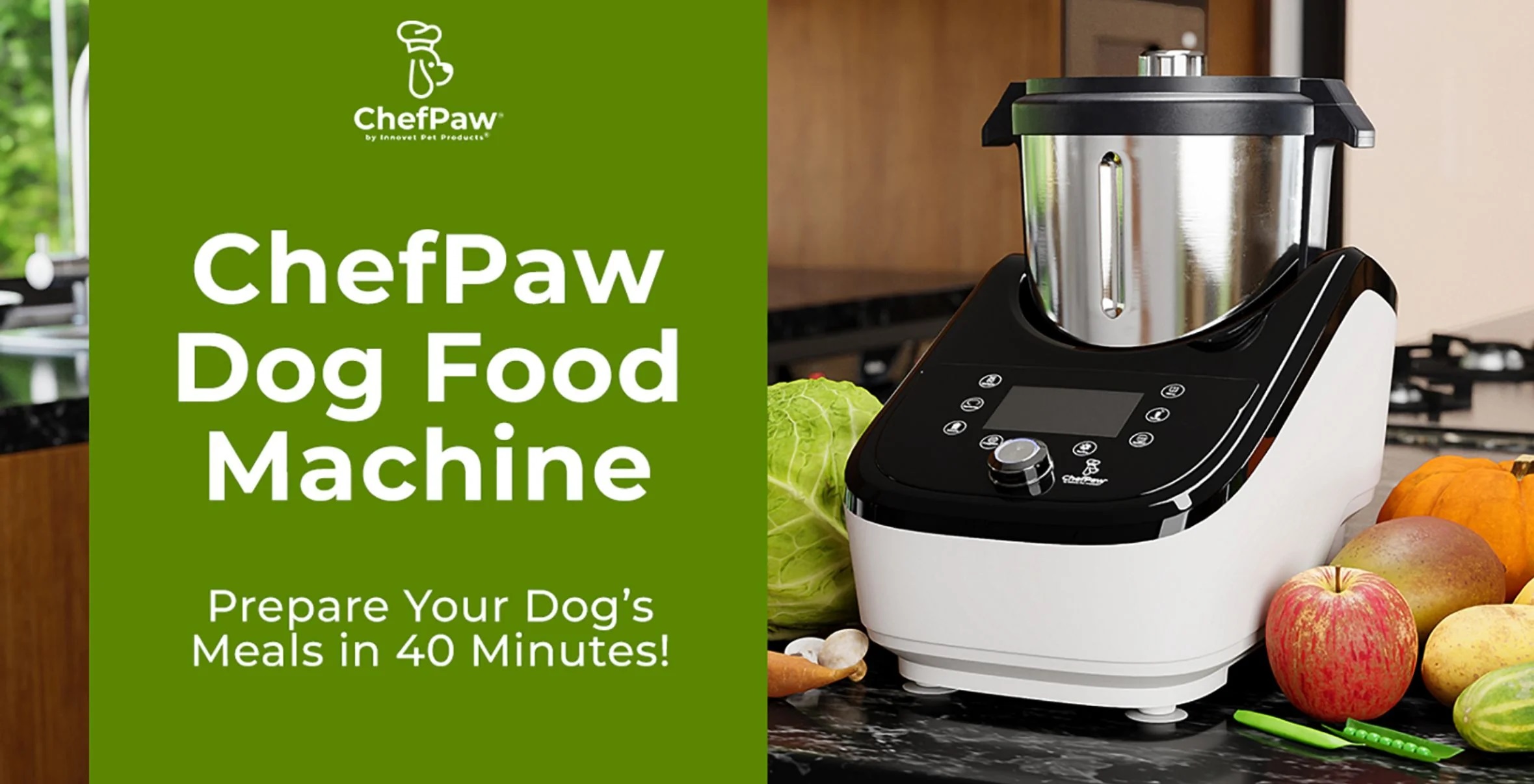 Robot kuchenny do przygotowywania posiłków dla psów (źródło: ChefPaw)