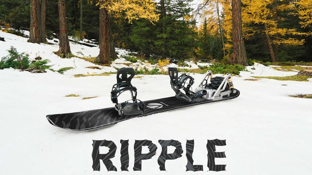 Elektryczna deska snowboardowa Ripple (źródło: Cyrusher)