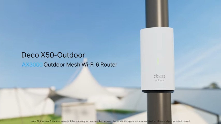 Jednostka Deco X50-Outdoor dla wydajnej sieci Wi-Fi Mesh również na zewnątrz