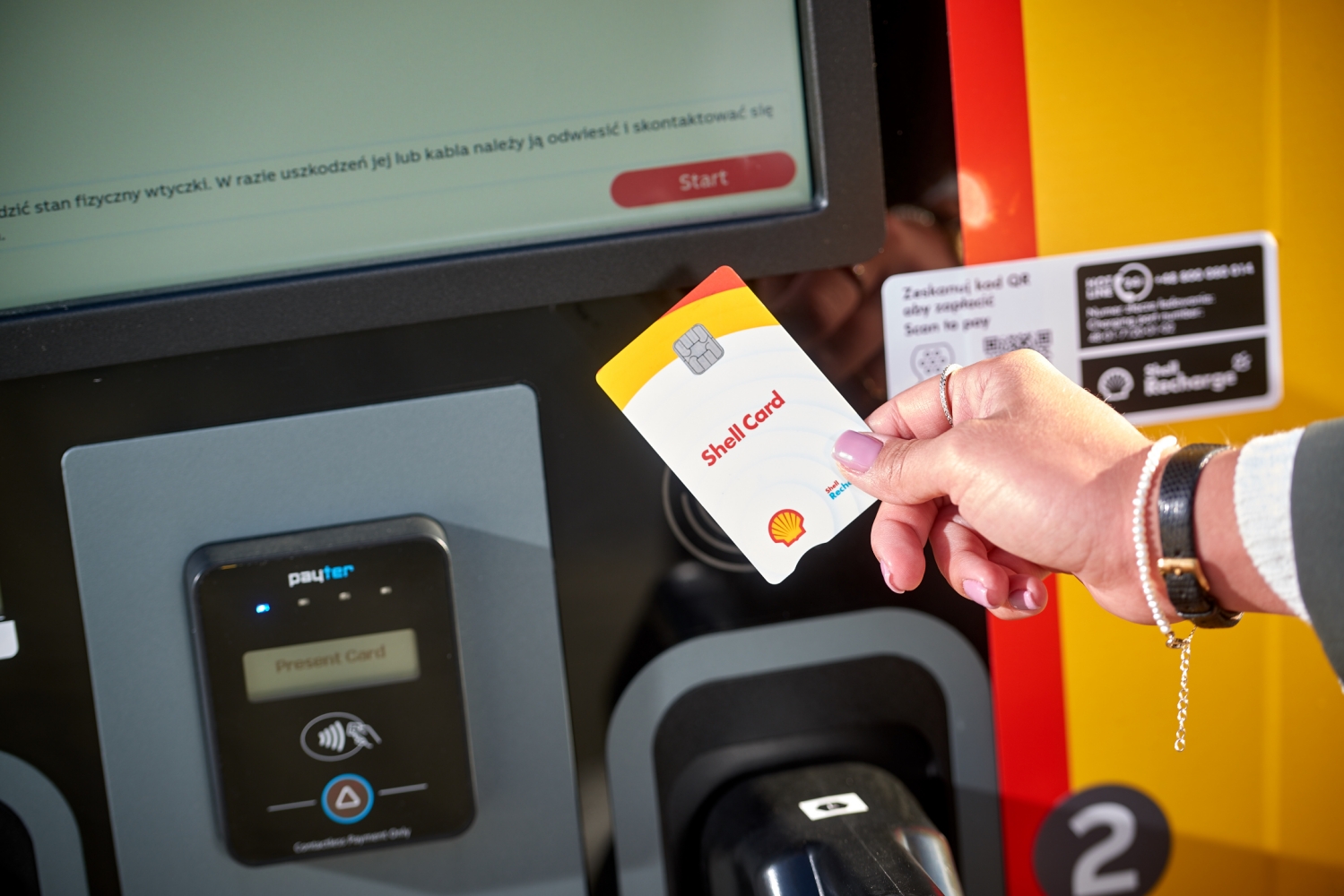 Shell Card ładowarka aut elektrycznych  karta RFID