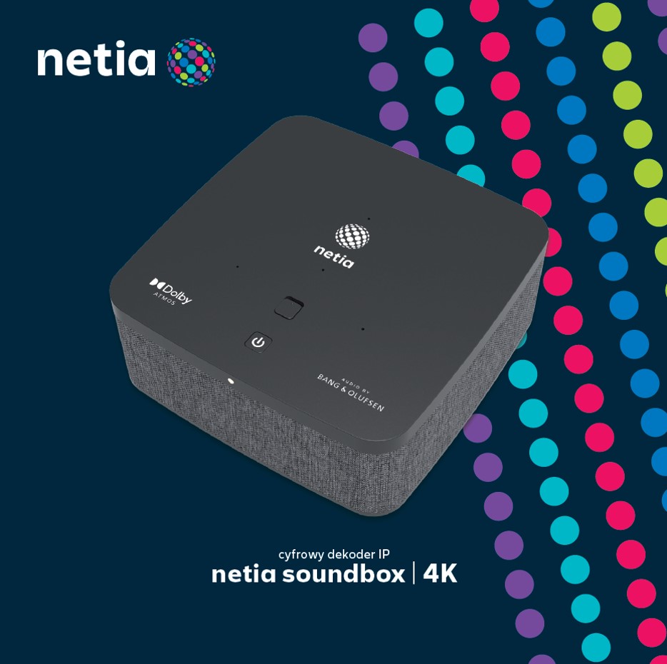 Dekoder Soundbox 4K (źródło: Netia)