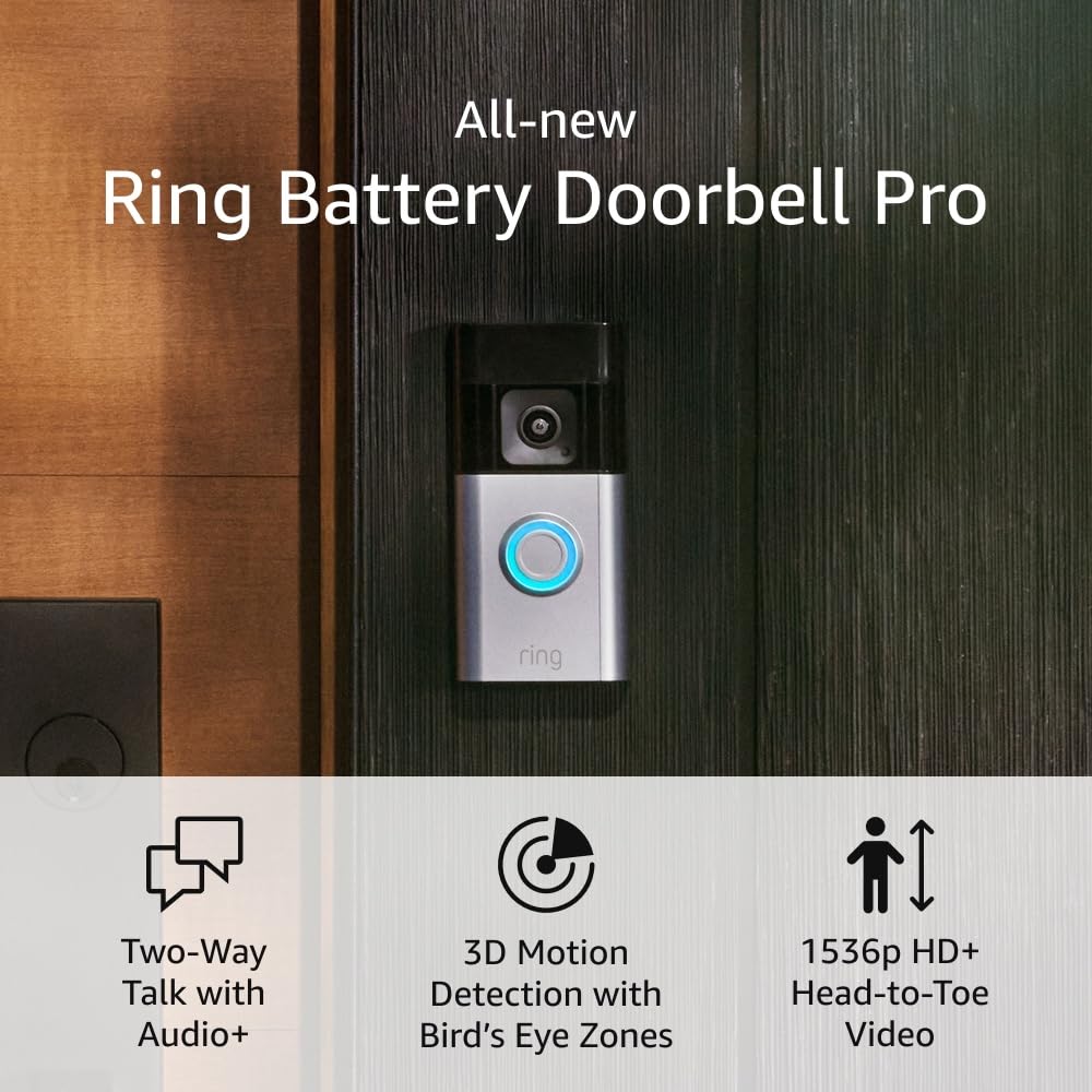 Wideodomofon Battery Video Doorbell Pro (źródło: Ring)