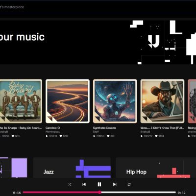 Generator muzyki oparty o AI (źródło: Udio)