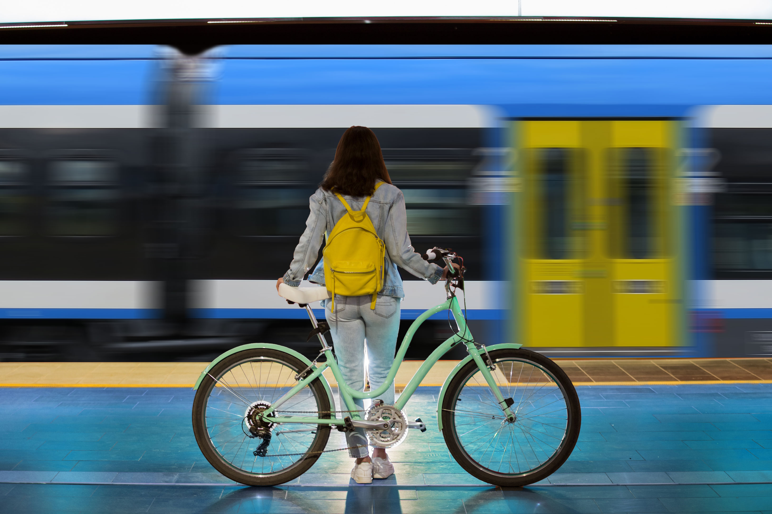 Podróż pociągiem z rowerem (źródło: Koleje Śląskie)