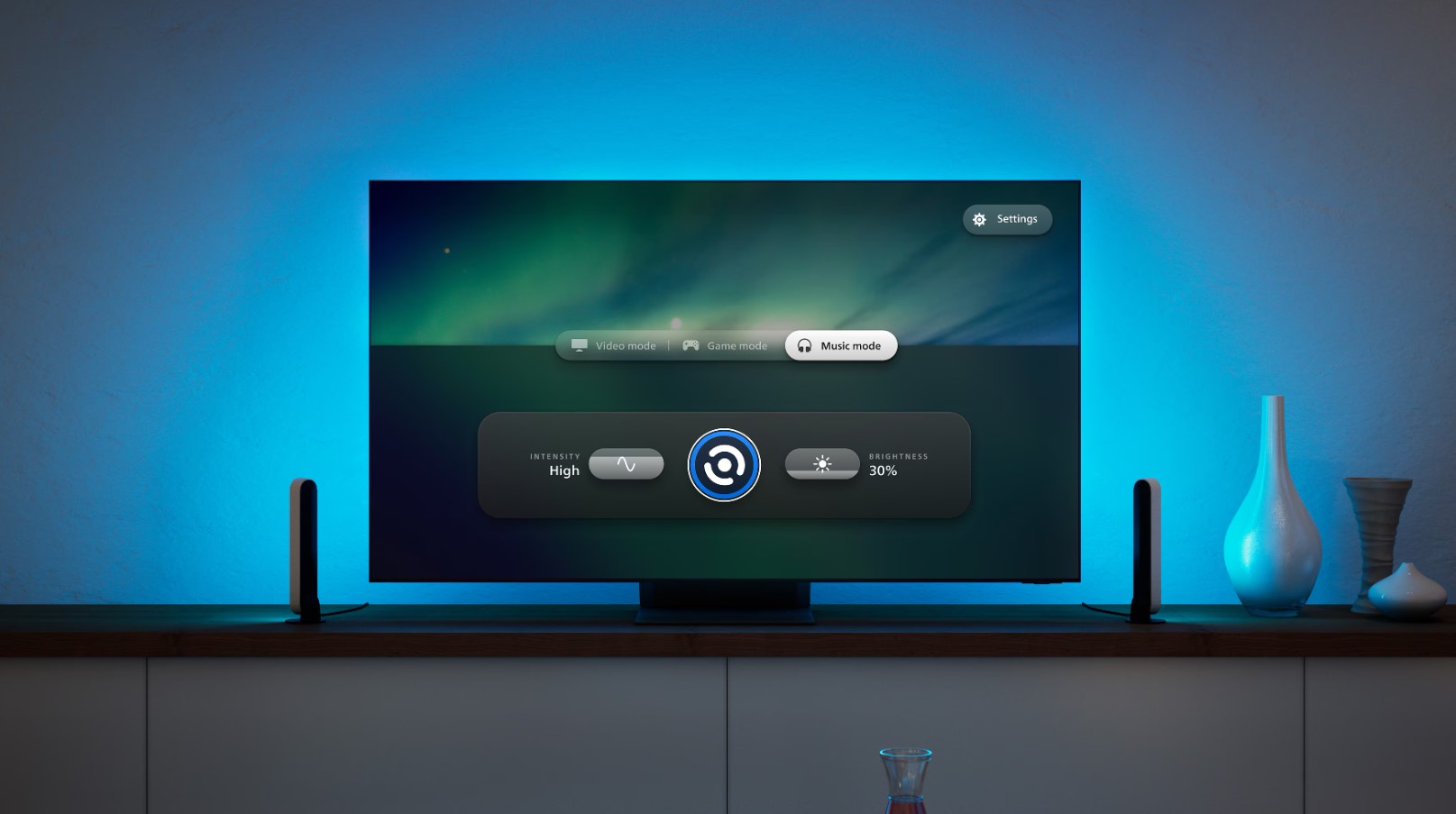 Aplikacja Philips Hue Sync TV (źródło: Signify)